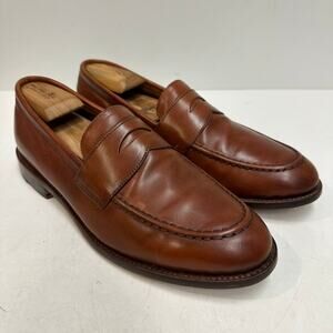 EXCELLENT Grant Stone x J. Crew Ludlow Penny Loafer Brown Calf 11.5